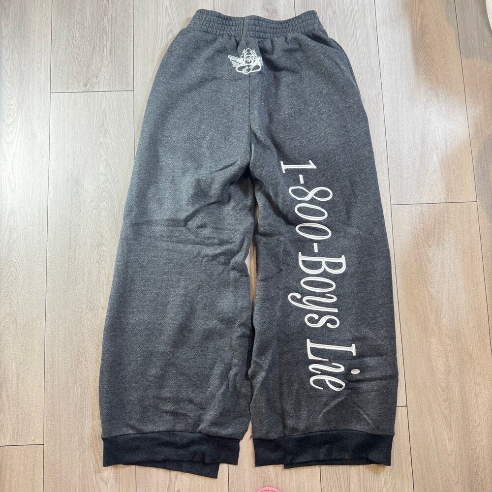 BOYS LIE 1-800 REFRESH MM PANTS Grey Sweatpants Women's XS